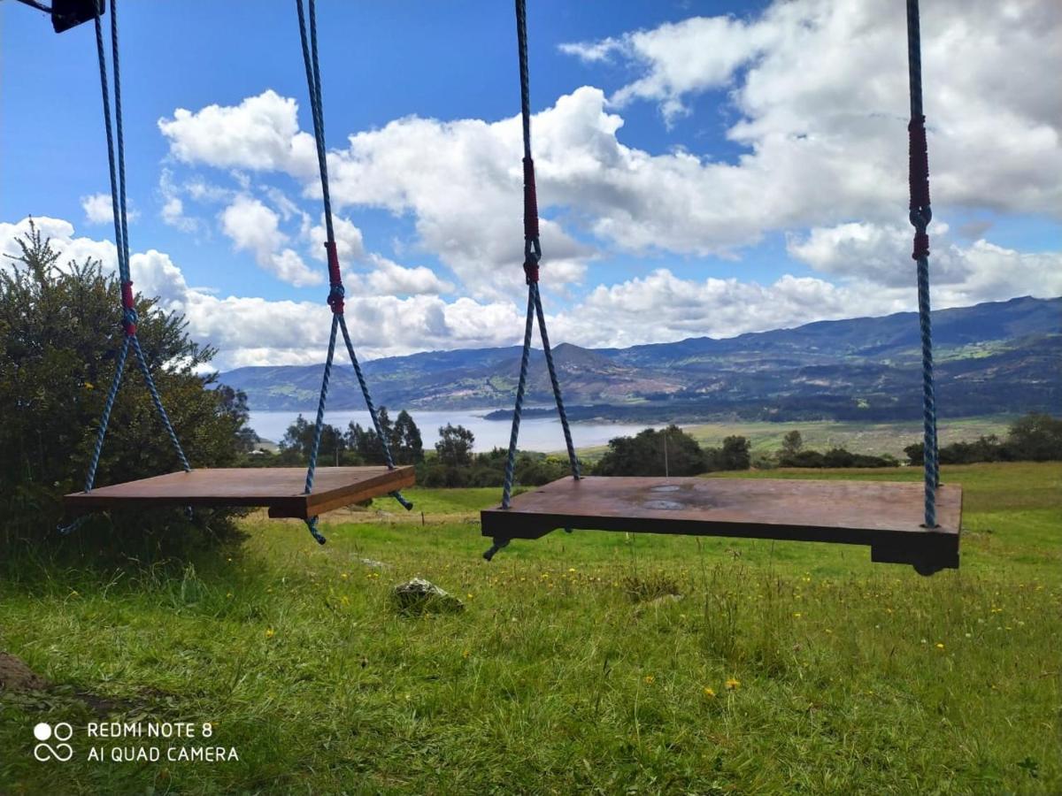 Glamping Hermoso Amanecer Guatavita Eksteriør bilde