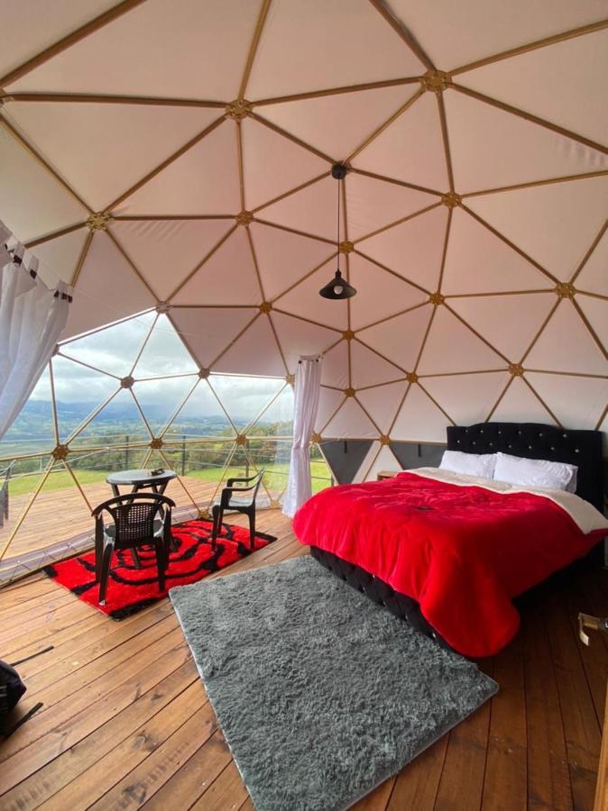 Glamping Hermoso Amanecer Guatavita Eksteriør bilde