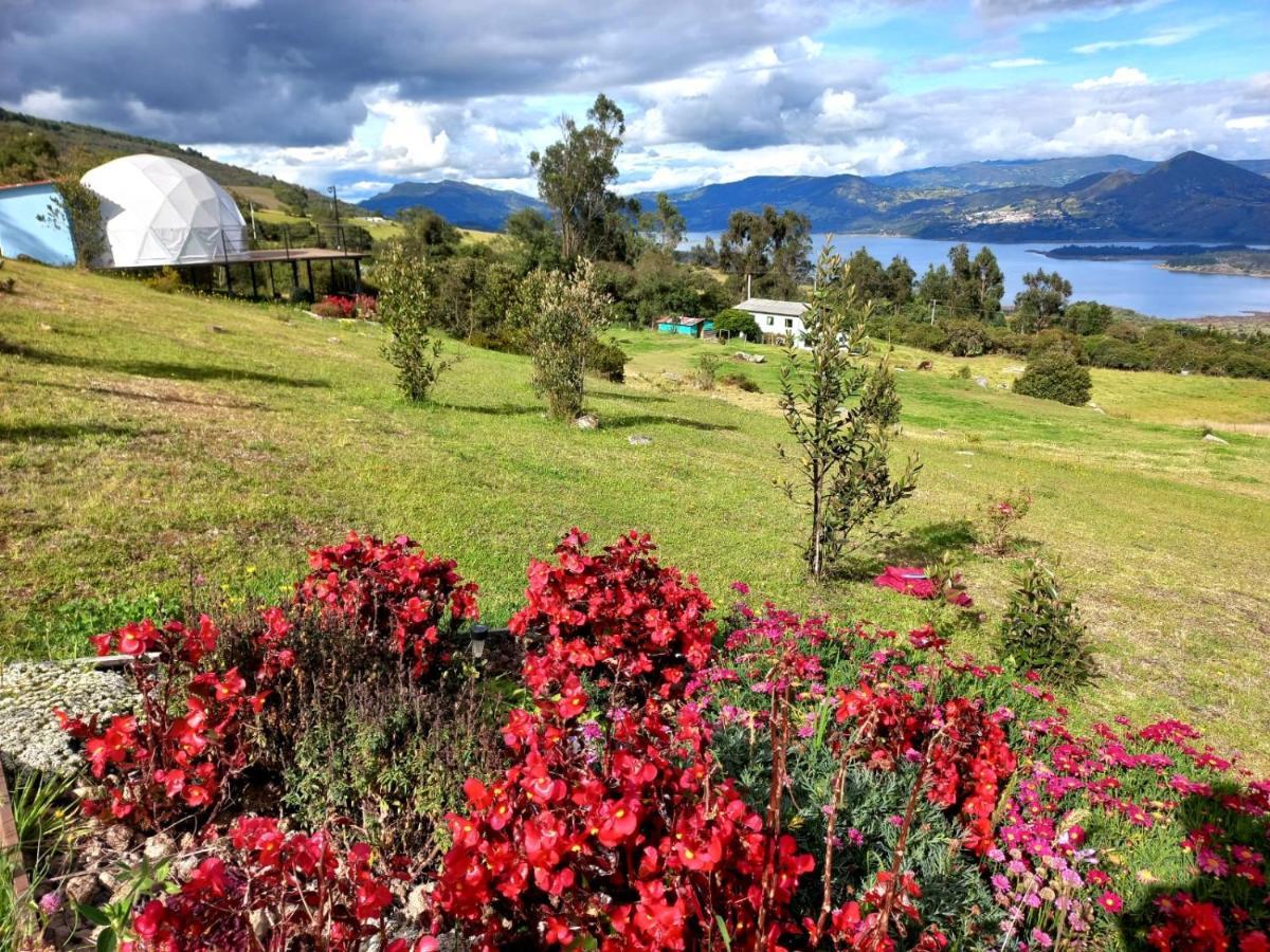 Glamping Hermoso Amanecer Guatavita Eksteriør bilde