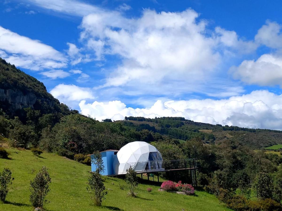 Glamping Hermoso Amanecer Guatavita Eksteriør bilde