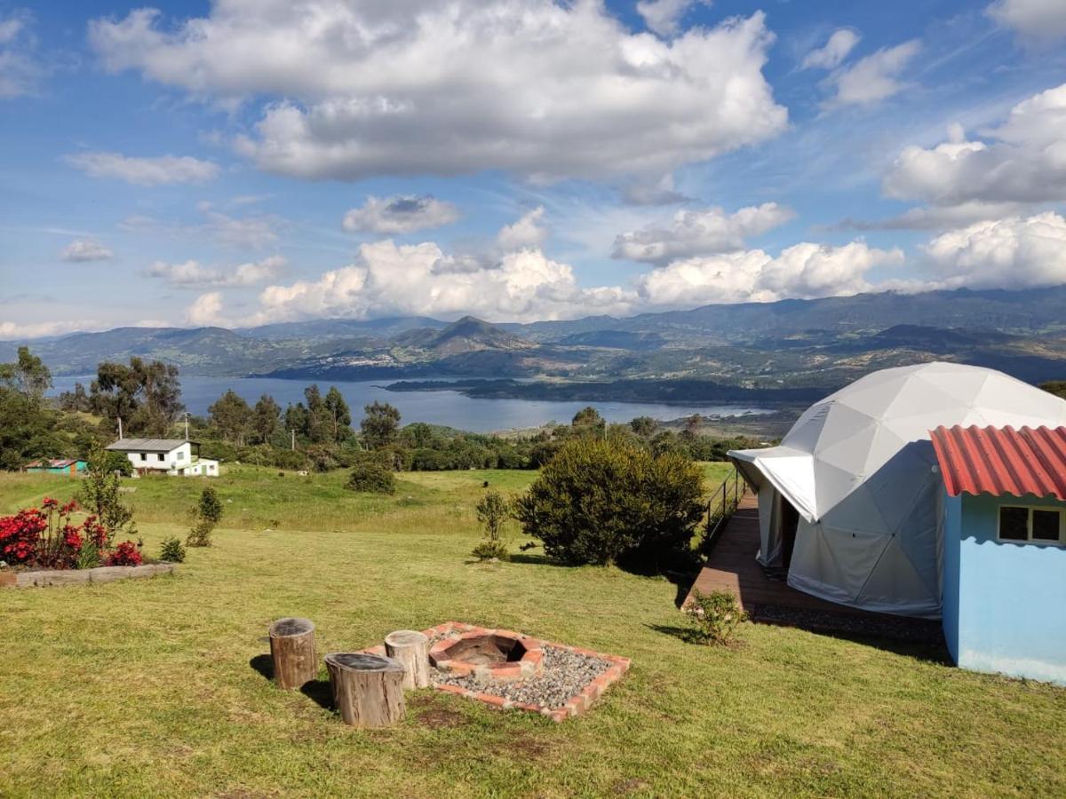 Glamping Hermoso Amanecer Guatavita Eksteriør bilde