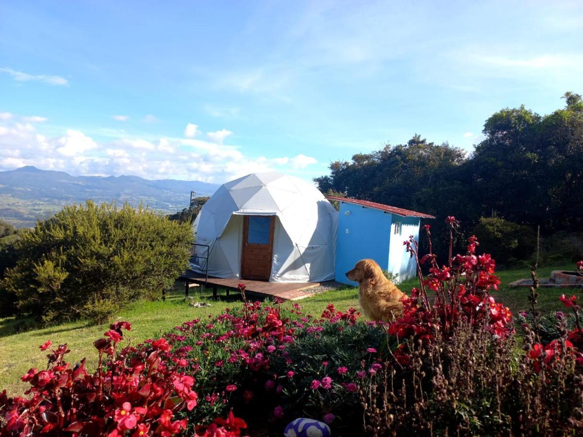 Glamping Hermoso Amanecer Guatavita Eksteriør bilde