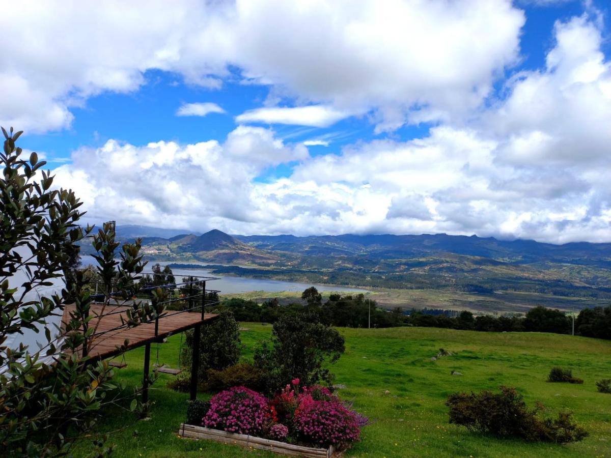 Glamping Hermoso Amanecer Guatavita Eksteriør bilde