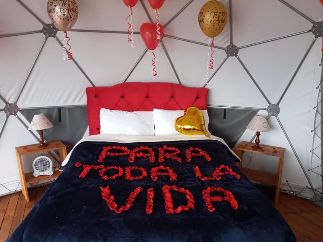 Glamping Hermoso Amanecer Guatavita Eksteriør bilde