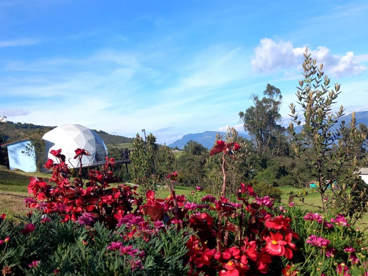 Glamping Hermoso Amanecer Guatavita Eksteriør bilde