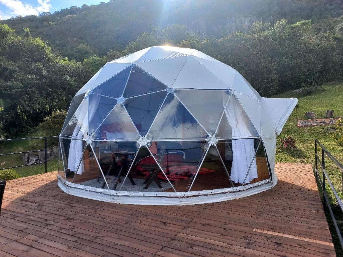 Glamping Hermoso Amanecer Guatavita Eksteriør bilde
