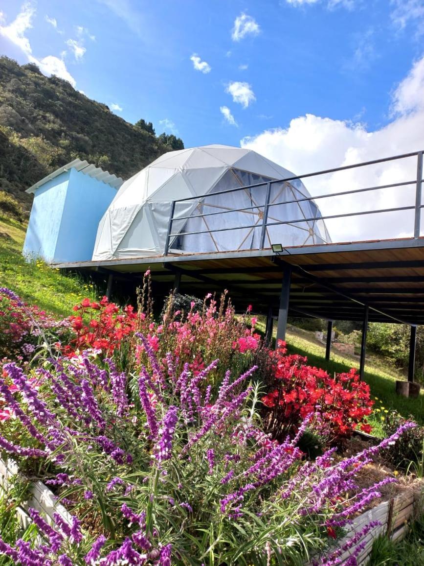 Glamping Hermoso Amanecer Guatavita Eksteriør bilde