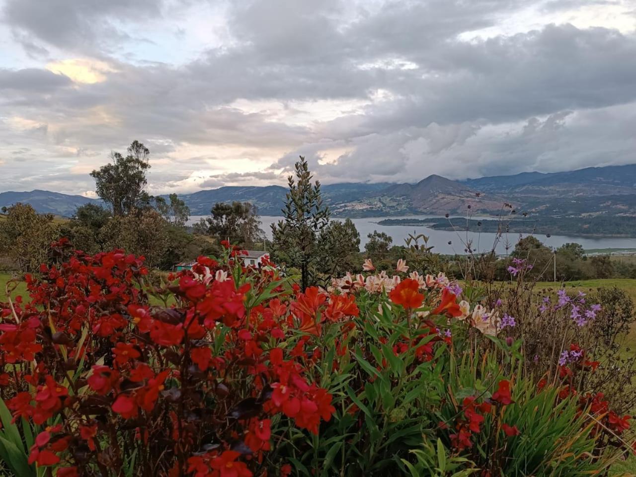 Glamping Hermoso Amanecer Guatavita Eksteriør bilde