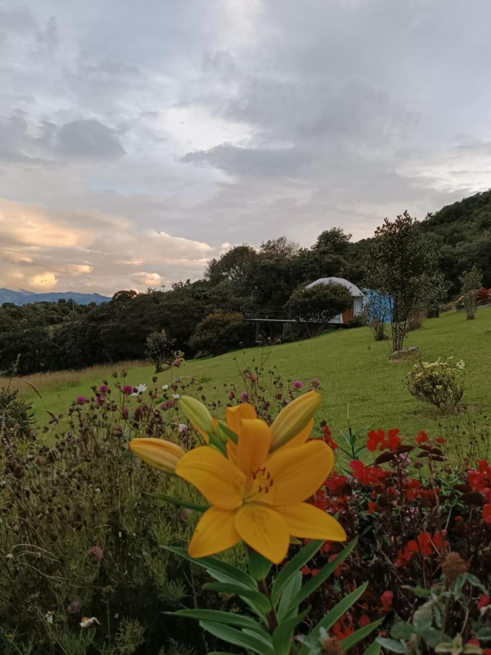 Glamping Hermoso Amanecer Guatavita Eksteriør bilde