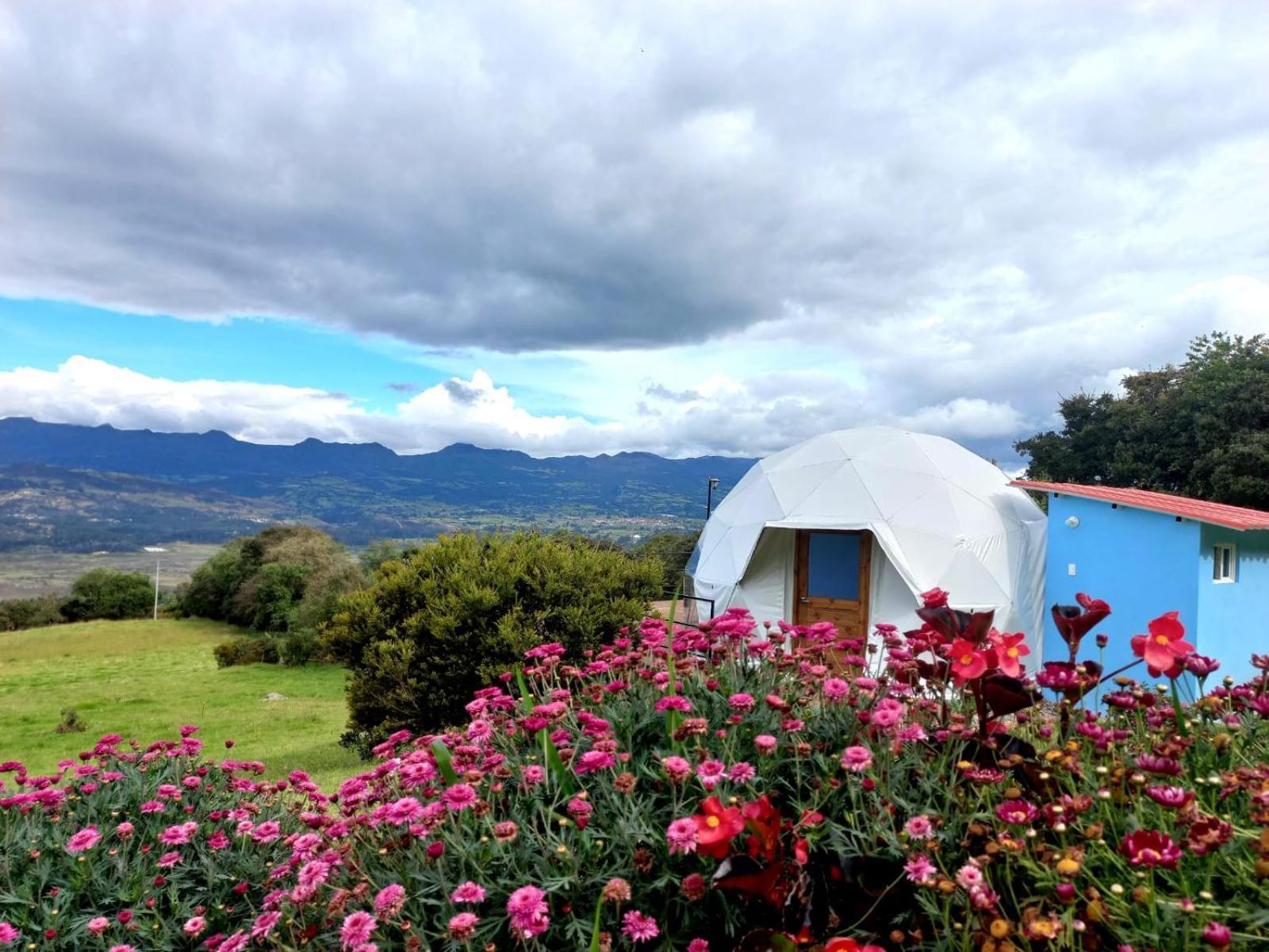 Glamping Hermoso Amanecer Guatavita Eksteriør bilde